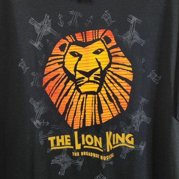 NEW Disney The Lion King Broadway Musical Short Sleeve Graphic Tee XL - Picture 3 of 5
